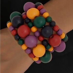 Colorful Beaded Bracelet Set